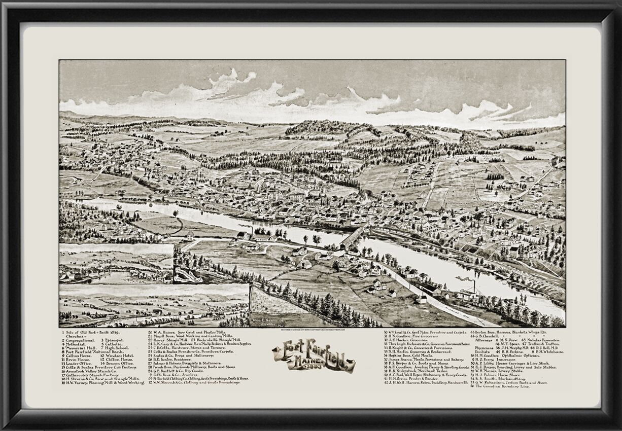 Fort Fairfield ME 1893 George E Norris TM