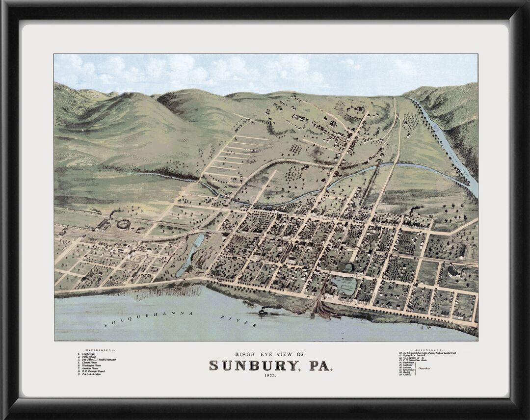 Sunbury PA 1876