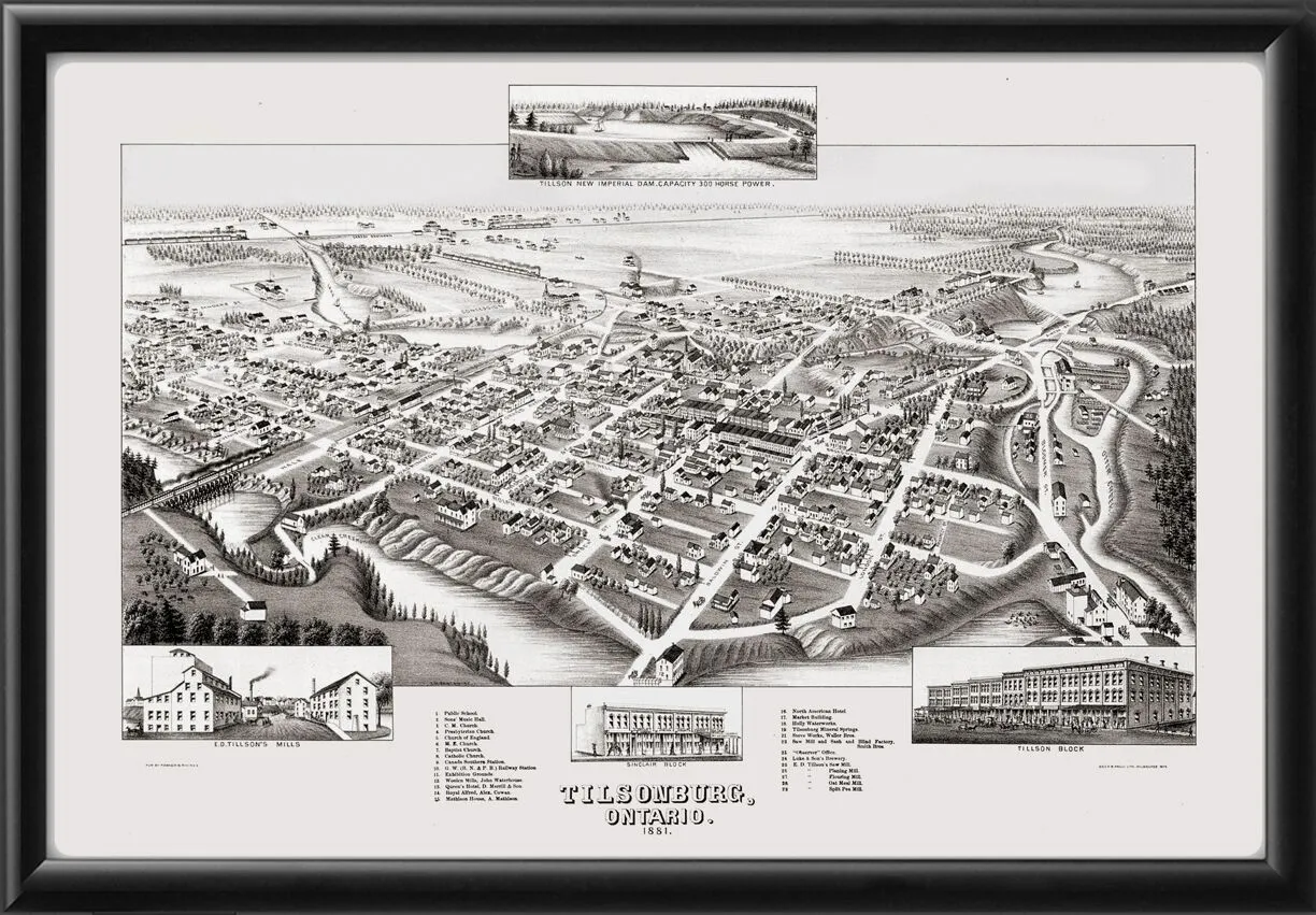 Tillsonburg Ontario Canada 1881