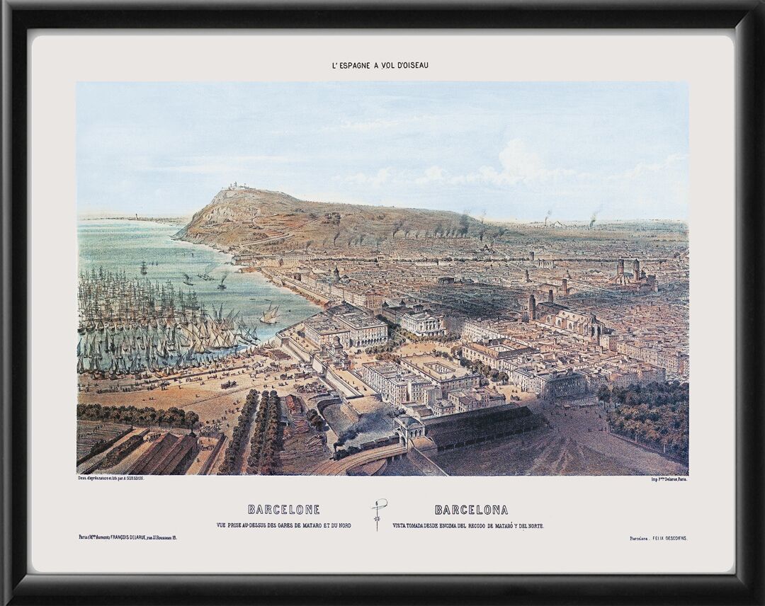 Barcelona Spain 1856