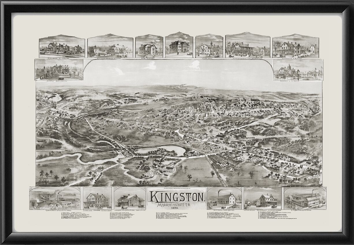 Kingston MA 1896 O H Bailey TM