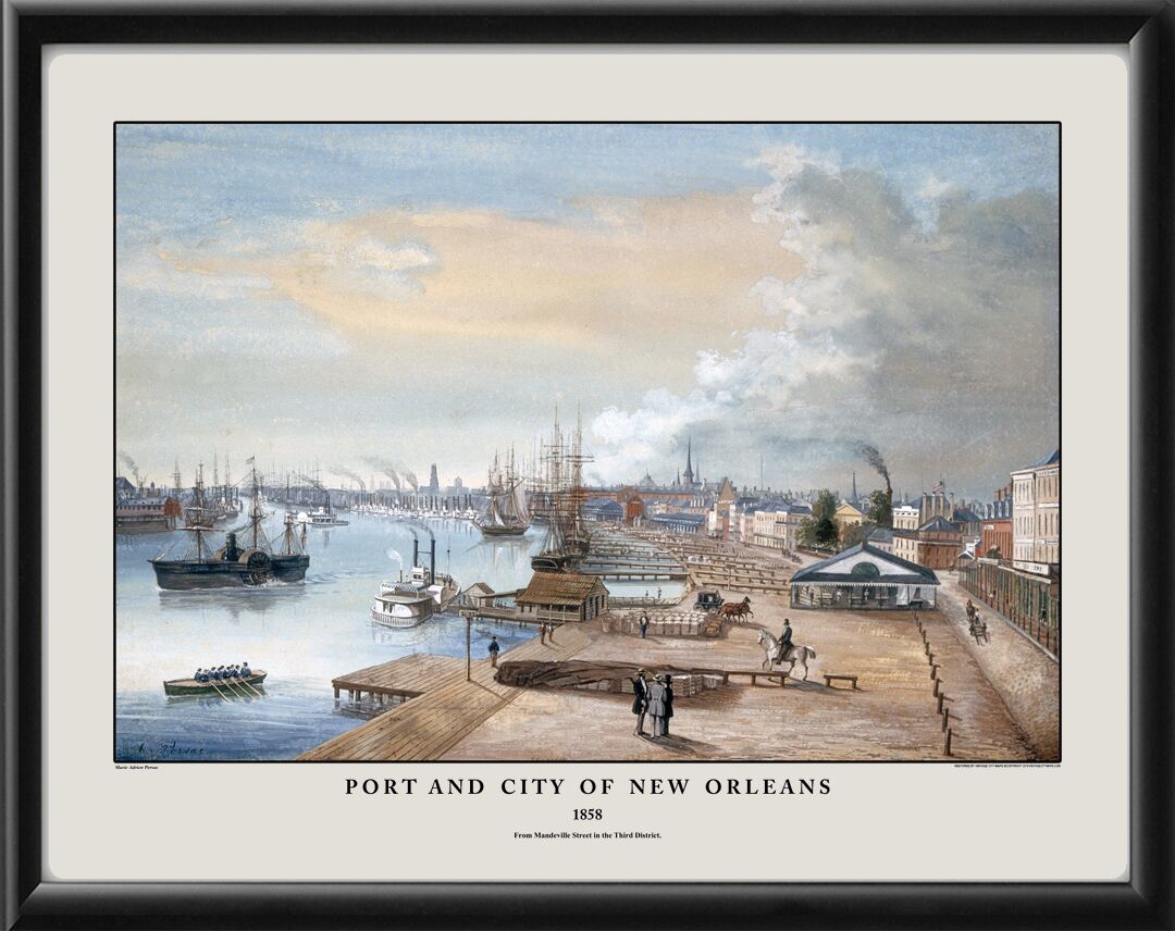 New Orleans LA 1858