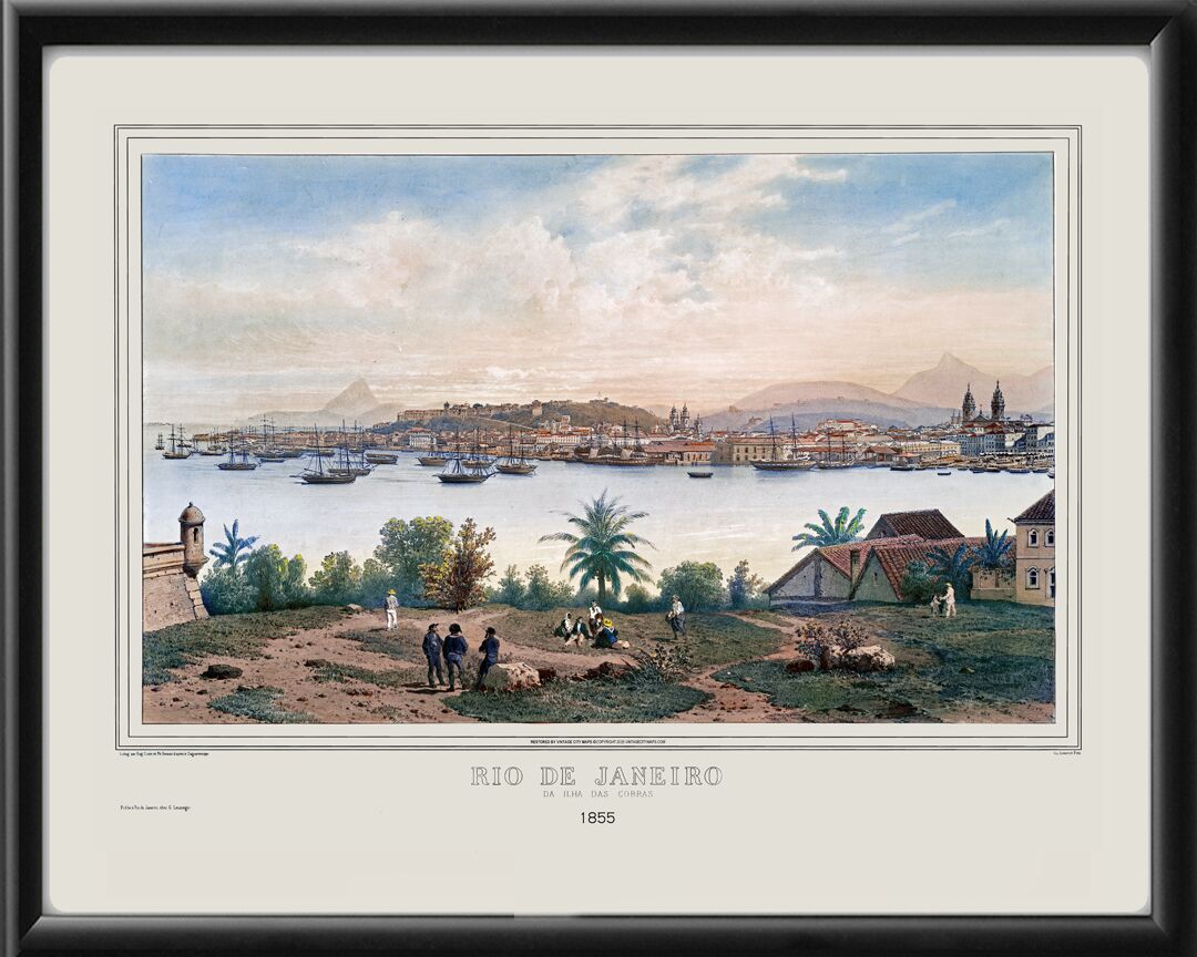 Rio de Janeiro Brazil 1855