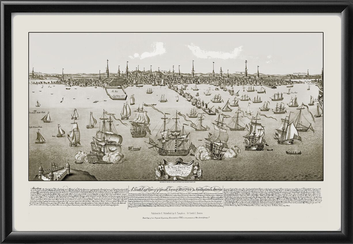 Boston MA 1743 William Price & Edwin Whitefield1848 TM