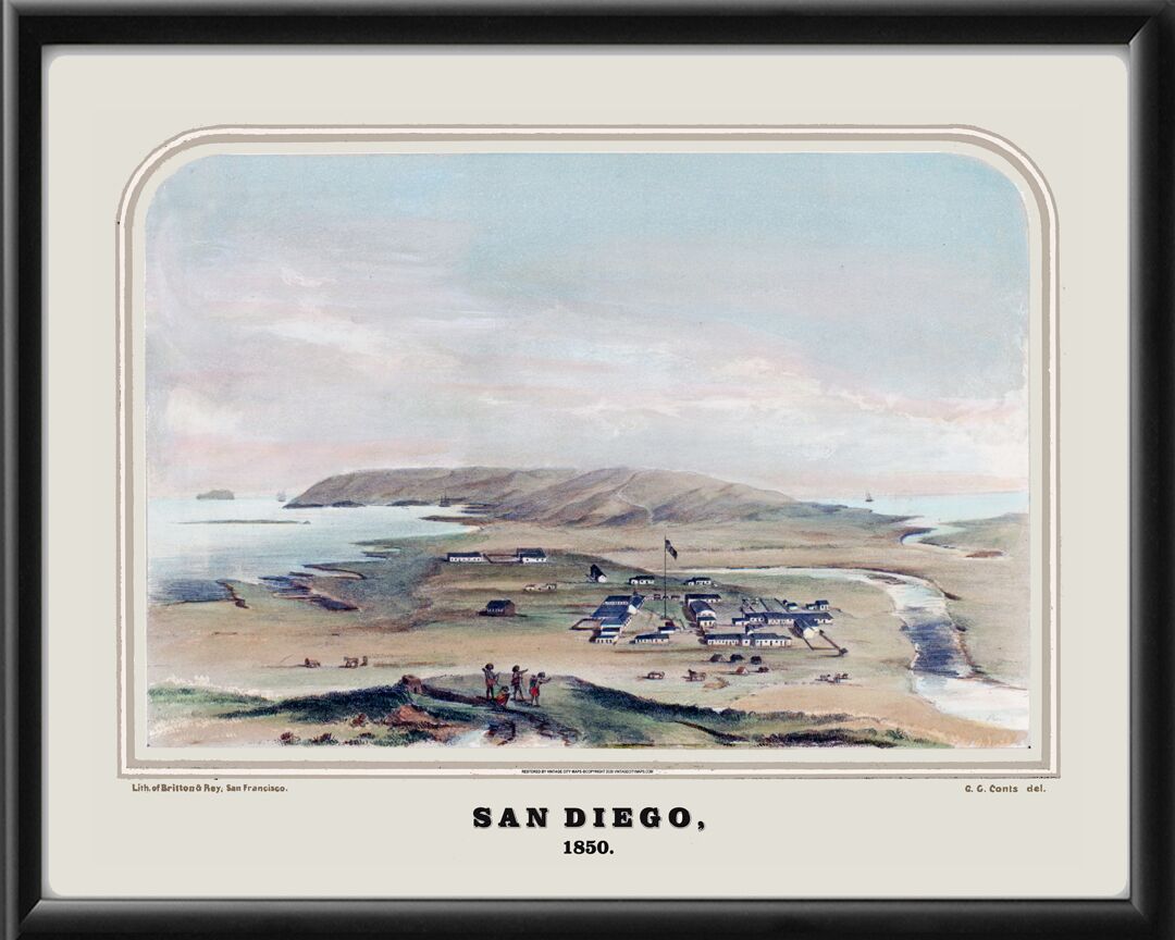 San Diego CA 1850