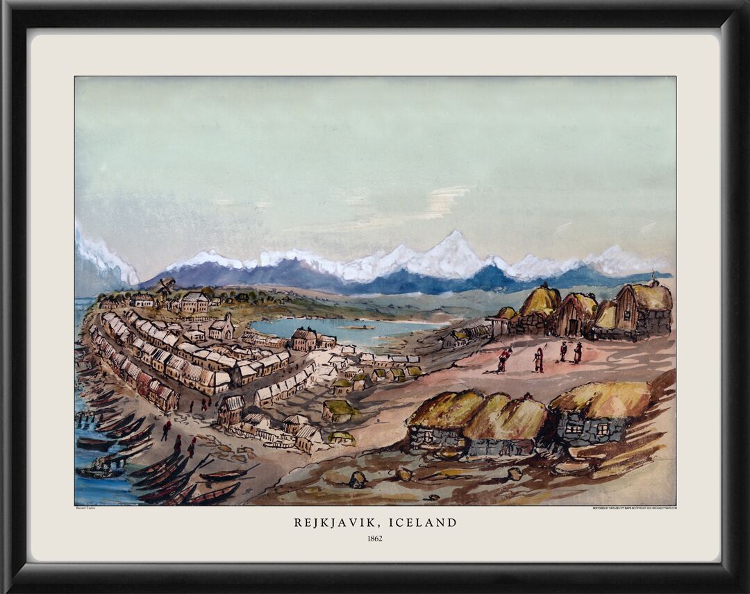 Rejkjavik Iceland 1862