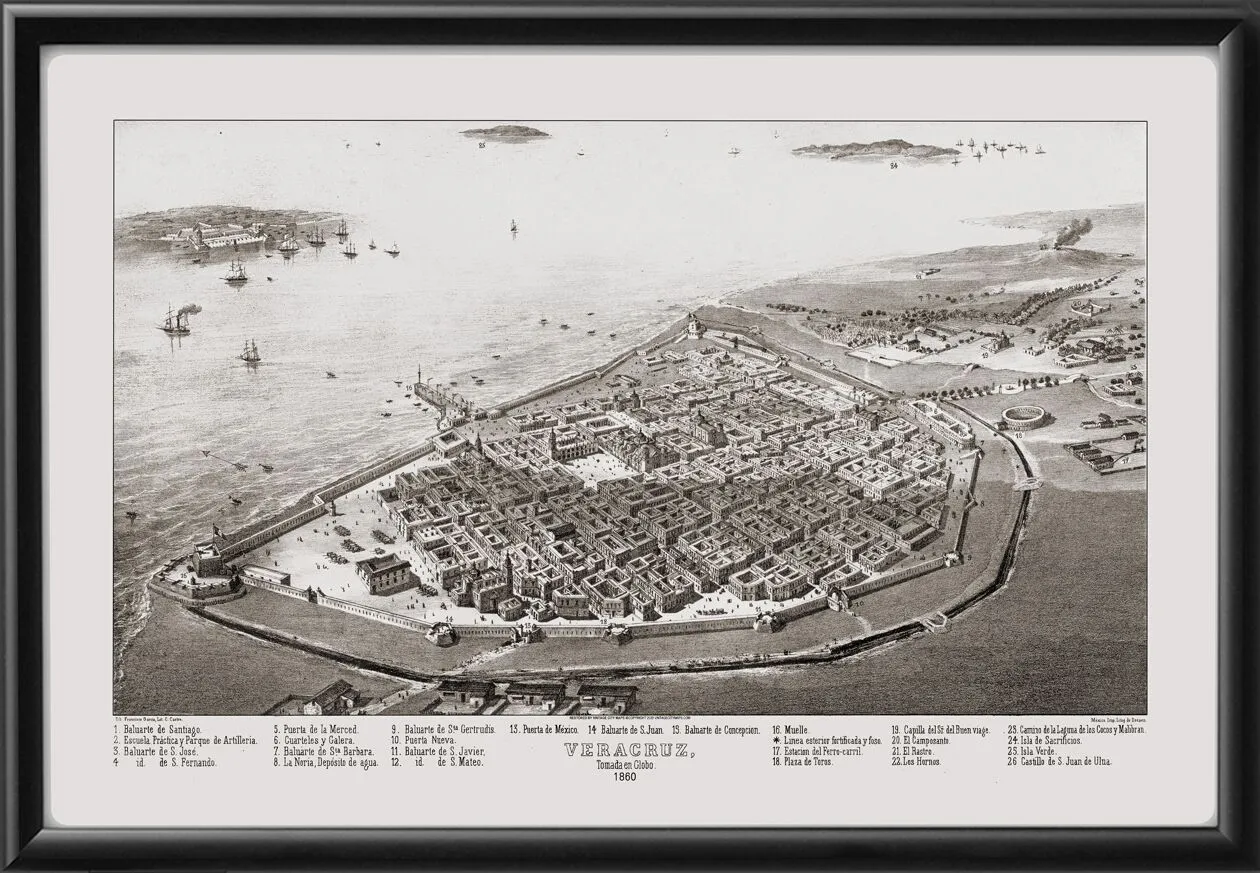 Veracruz Mexico 1860