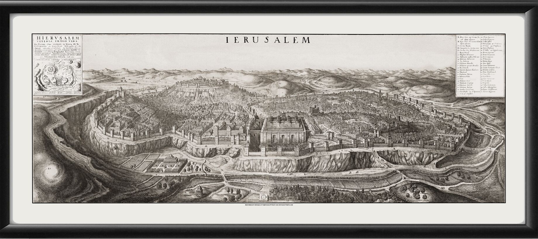 Jerusalem Israel 1660