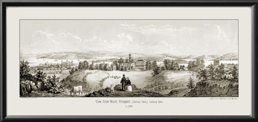New York City NY 1860 - Mount St. Vincent Convent