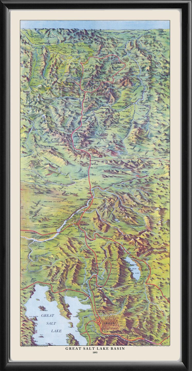 Great Salt Lake Basin Utah 1893