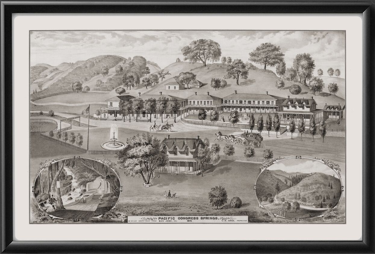 Saratoga CA - Pacific Congress Springs 1876
