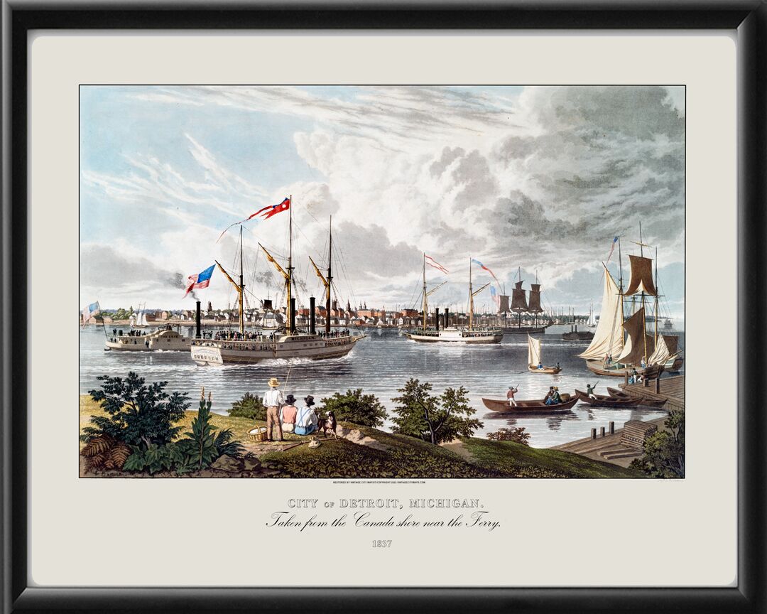 Detroit MI 1837 Frederick Grain TM