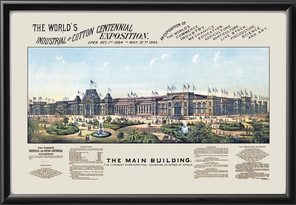 New Orleans LA 1884 - Industrial & Cotton Exposition