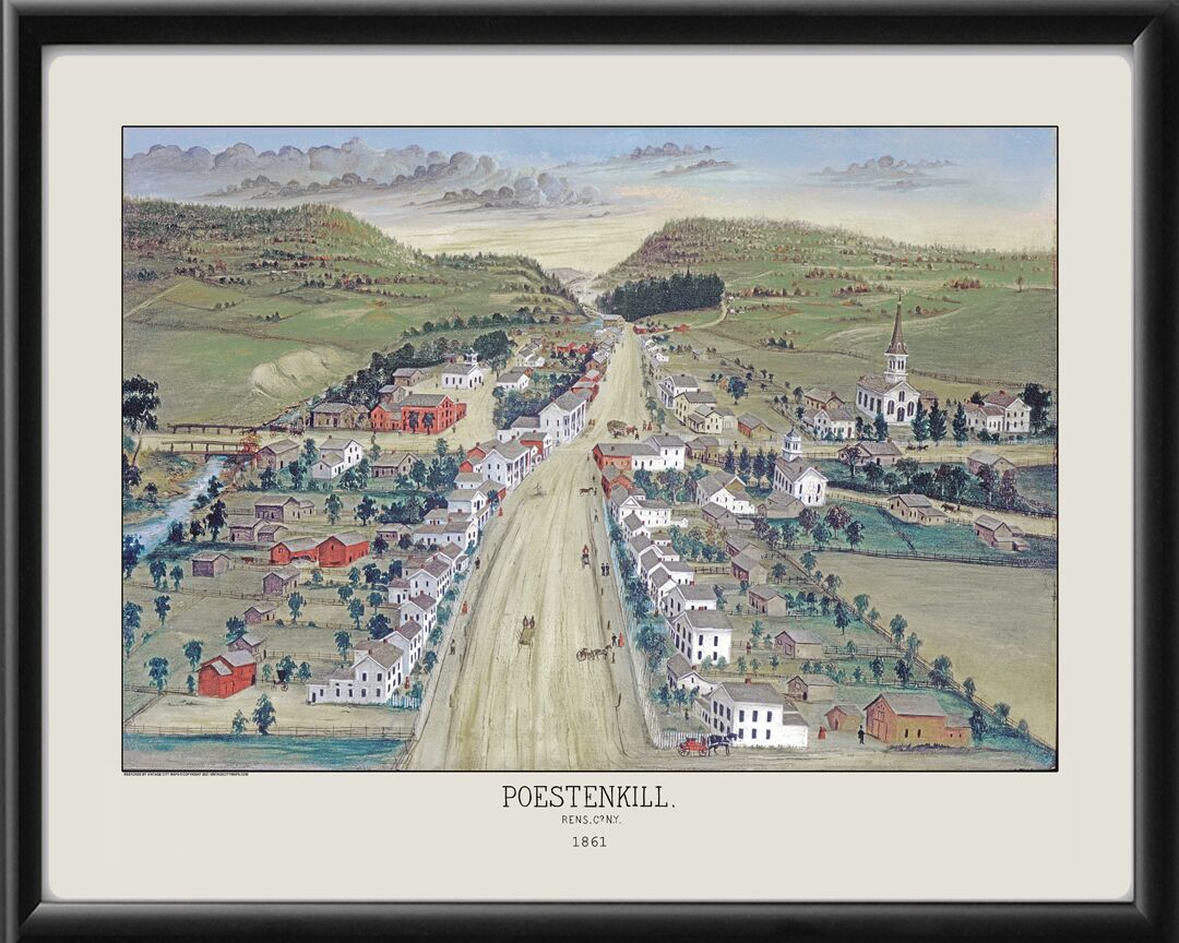Poestenkill NY 1861 Color Joseph Hidley TM