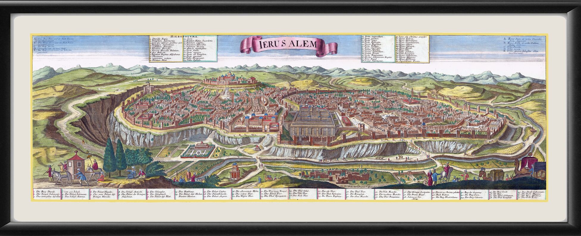 Jerusalem Israel 1745