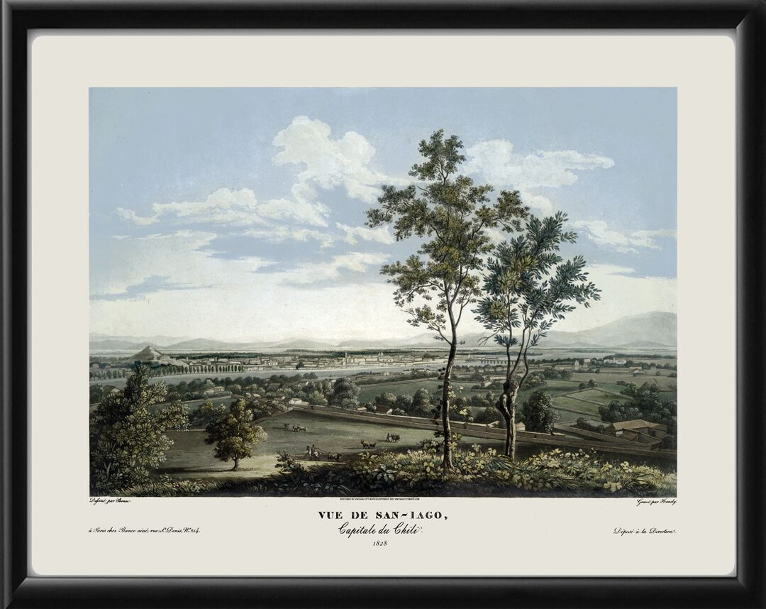 Santiago Chile 1828