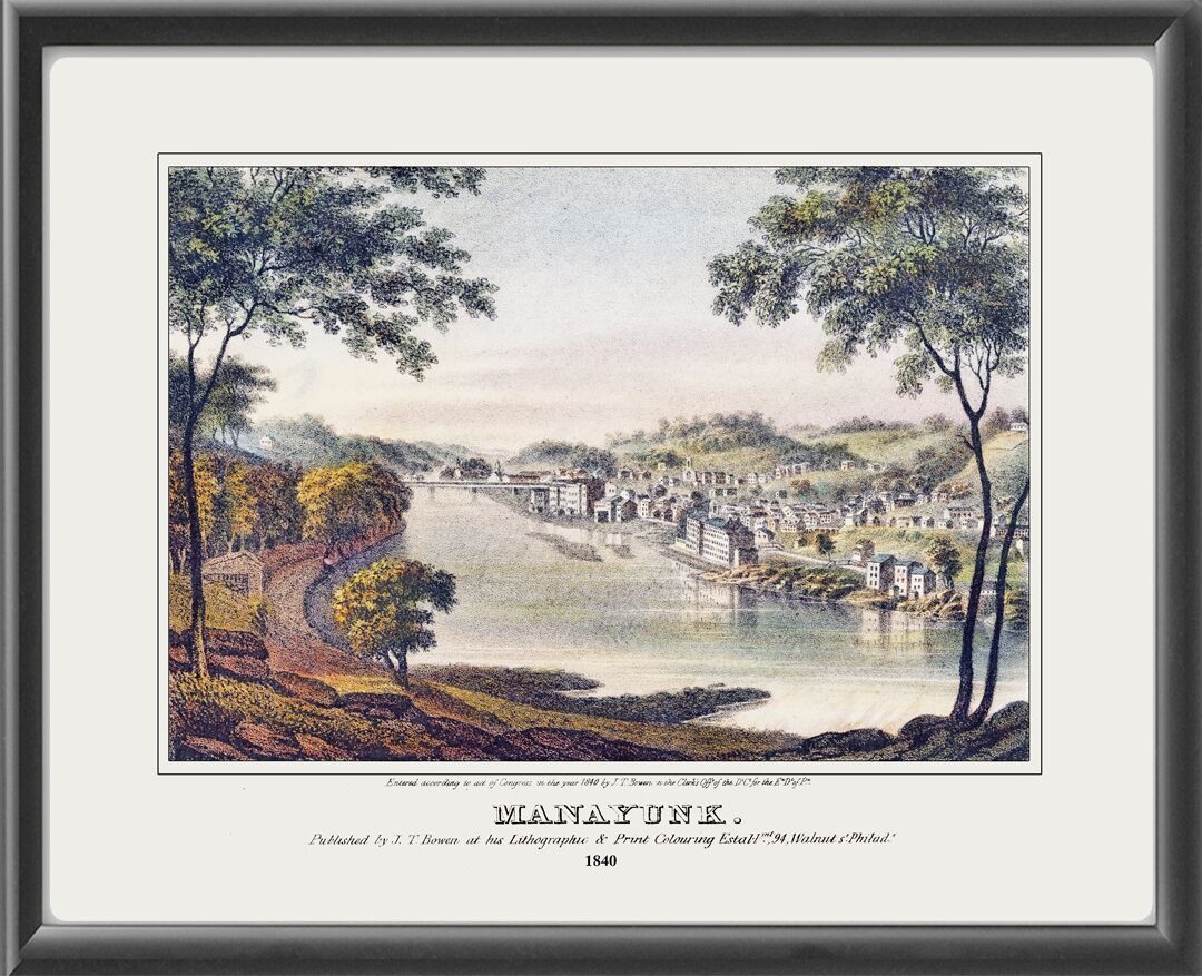 Philadelphia PA 1840 - Manayunk