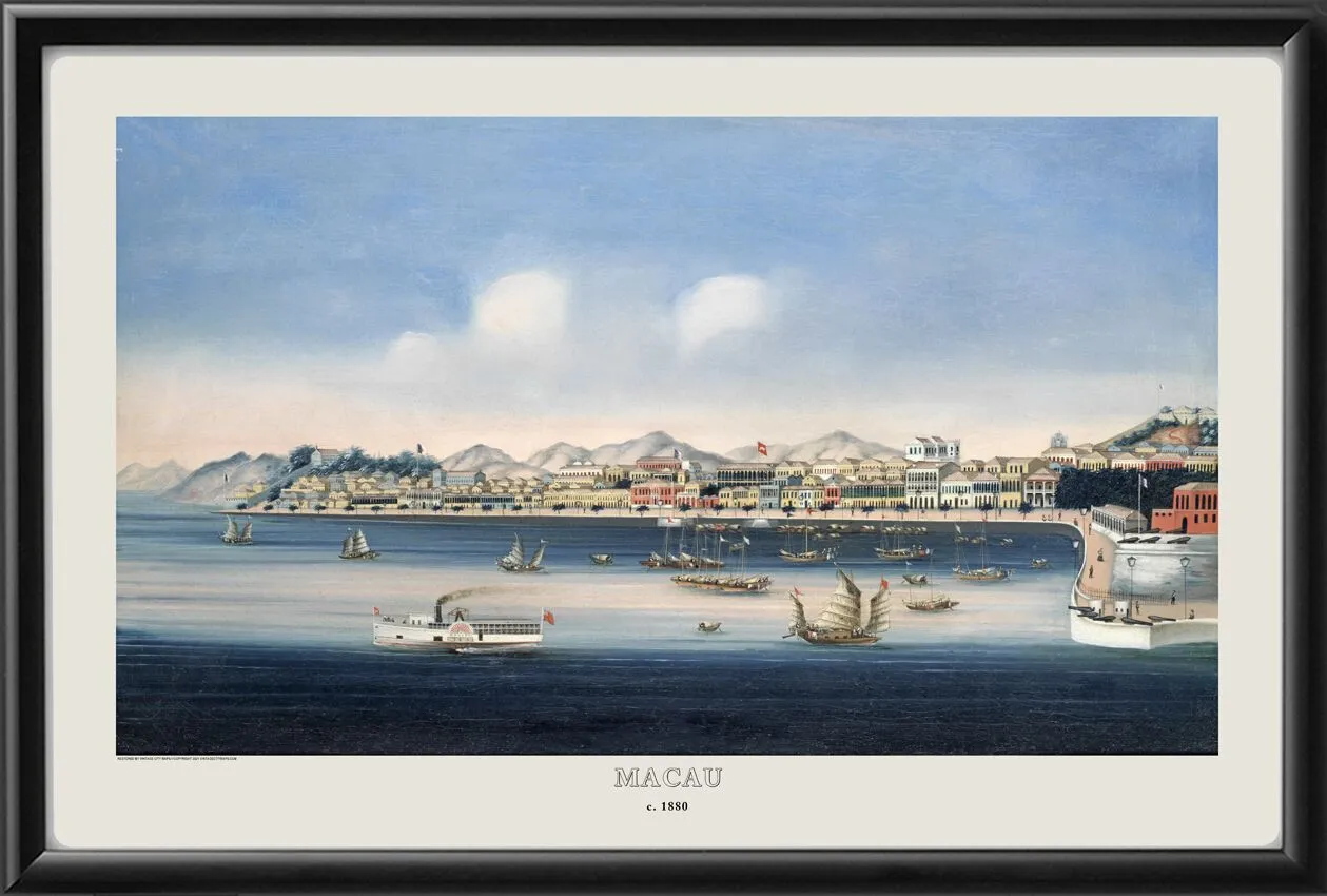 Macau China 1880