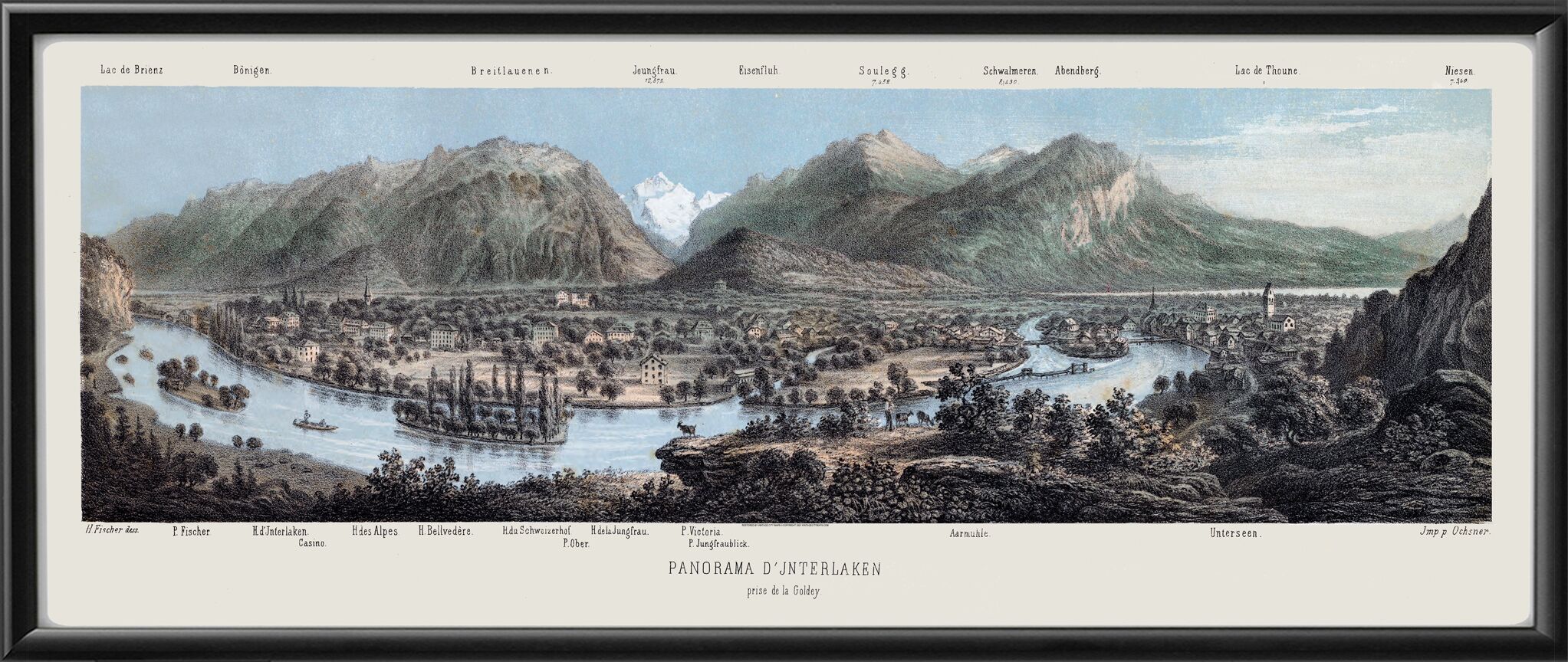 Interlaken Switzerland 1850