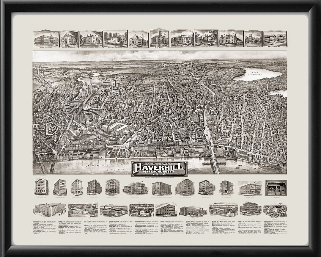 Haverhill MA 1914 TM Fowler AEDowns TM