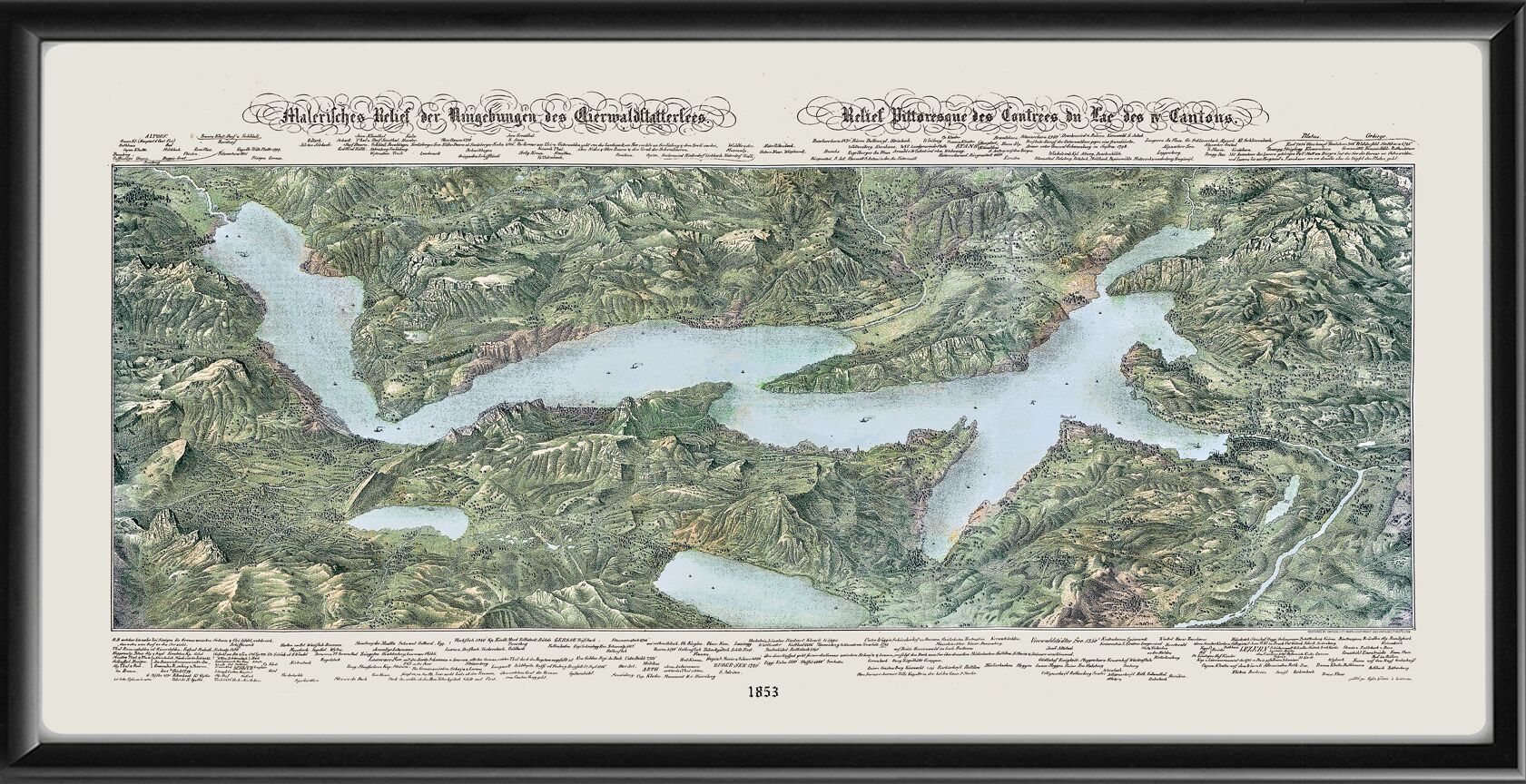 Lake Lucerne Switzerland 1853