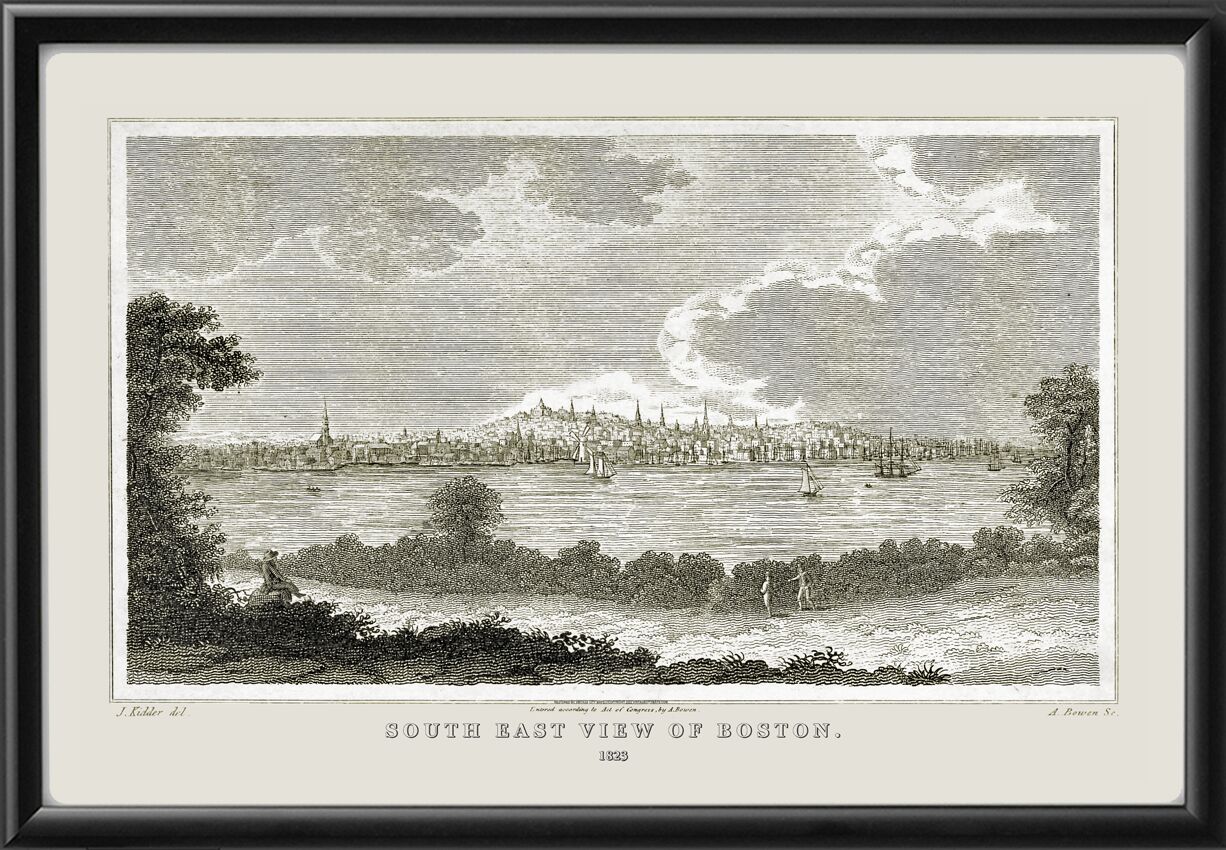 Boston MA 1823 James Kidder Tm+