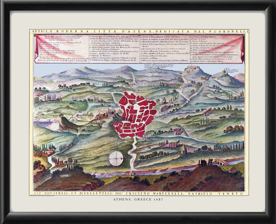 Athens Greece 1687