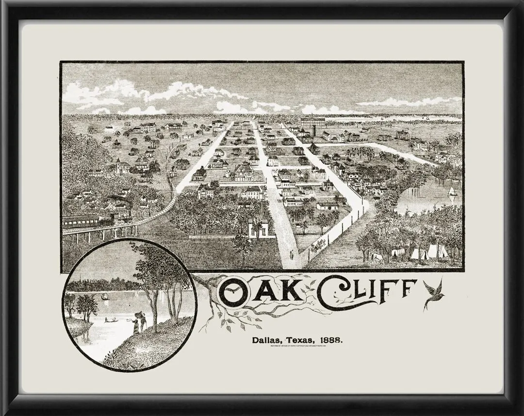 Dallas Oak Cliff TX 1888
