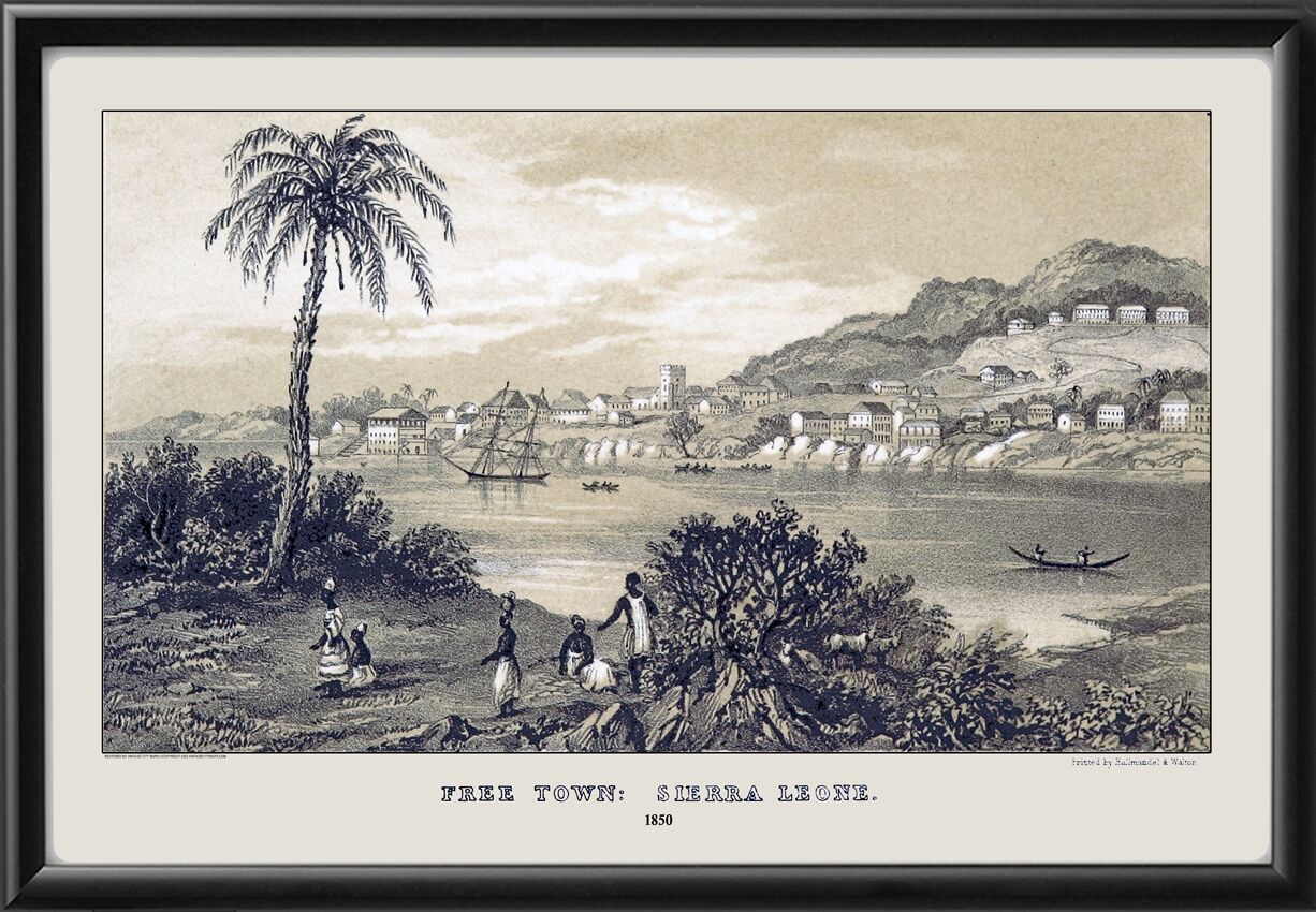 Freetown Sierra Leone 1850