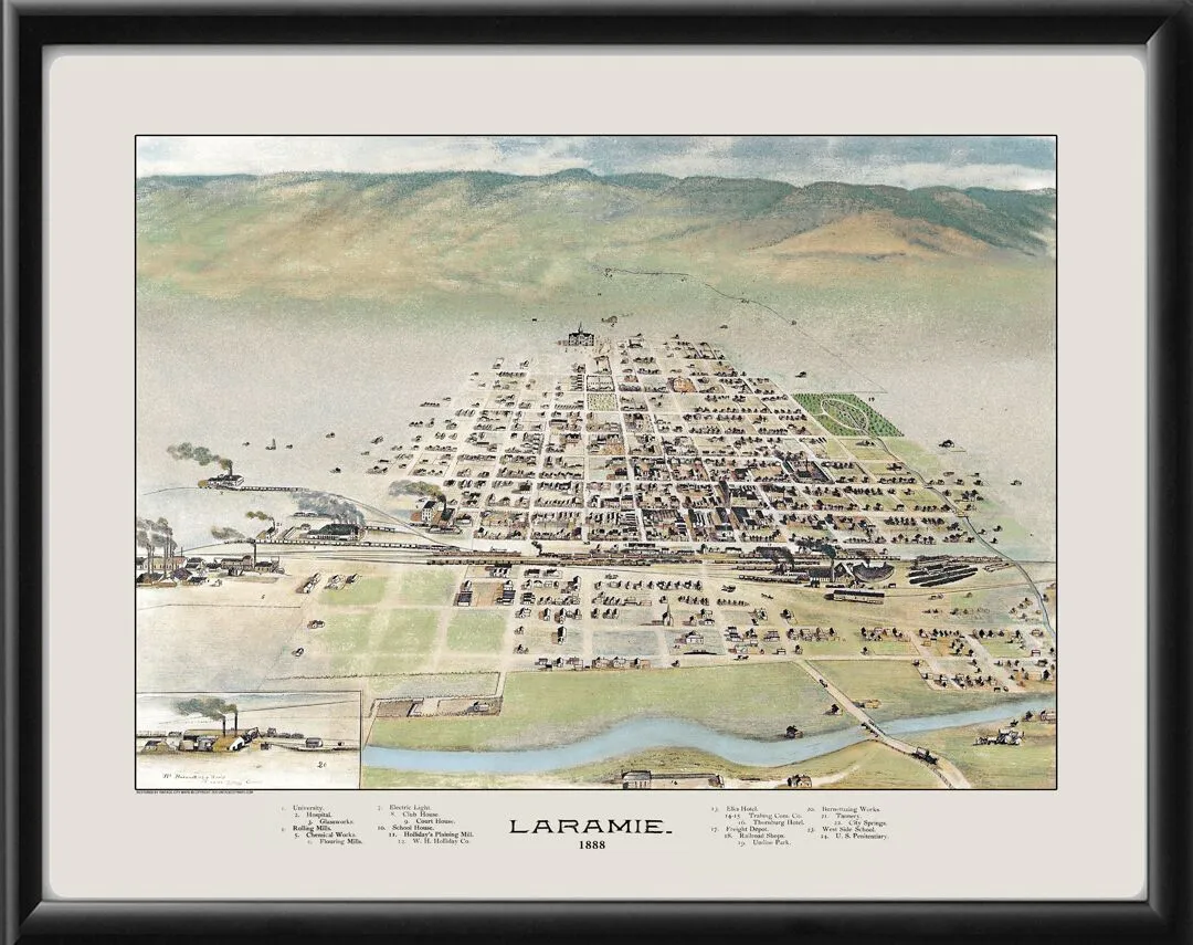 Laramie WY 1888 (Color)