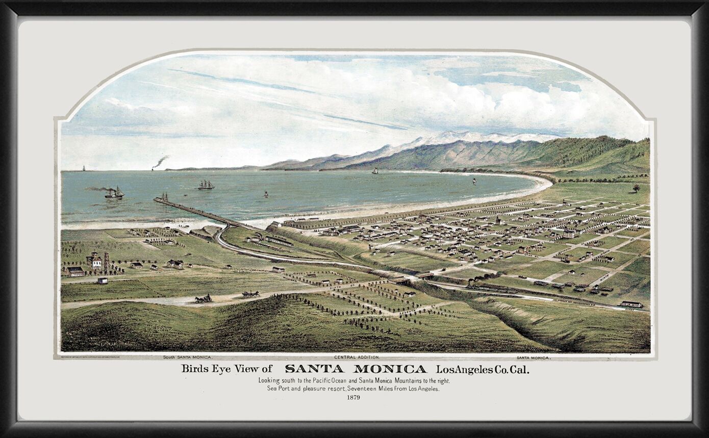 Santa Monica CA 1879 (Color)