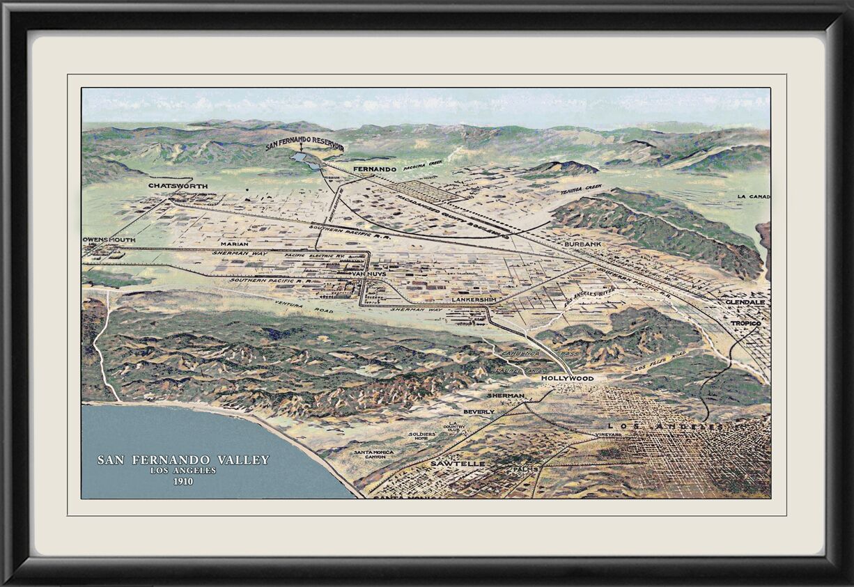 San Fernando Valley CA 1910 (Color)