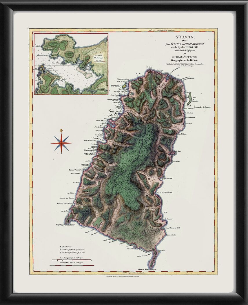 St. Lucia 1794 Thomas JeffreyTM