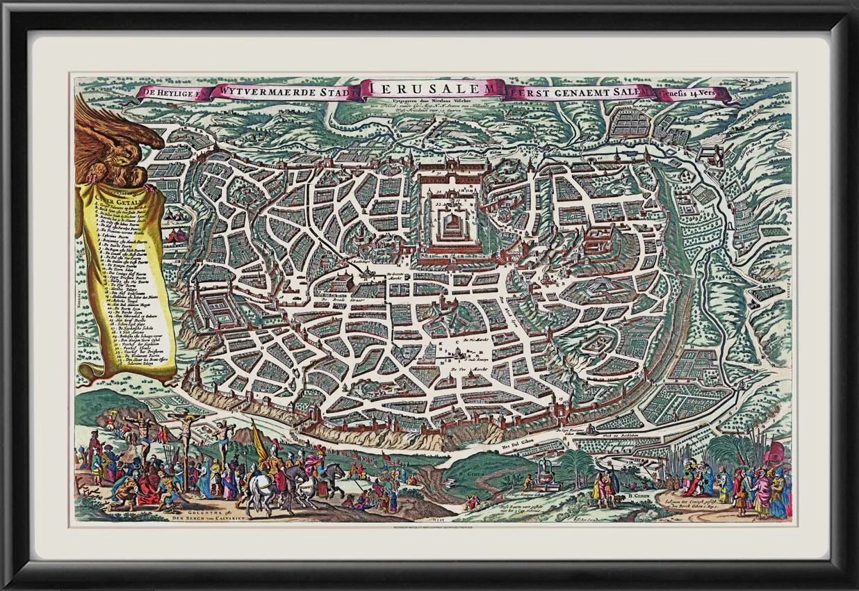 Jerusalem Israel 1643
