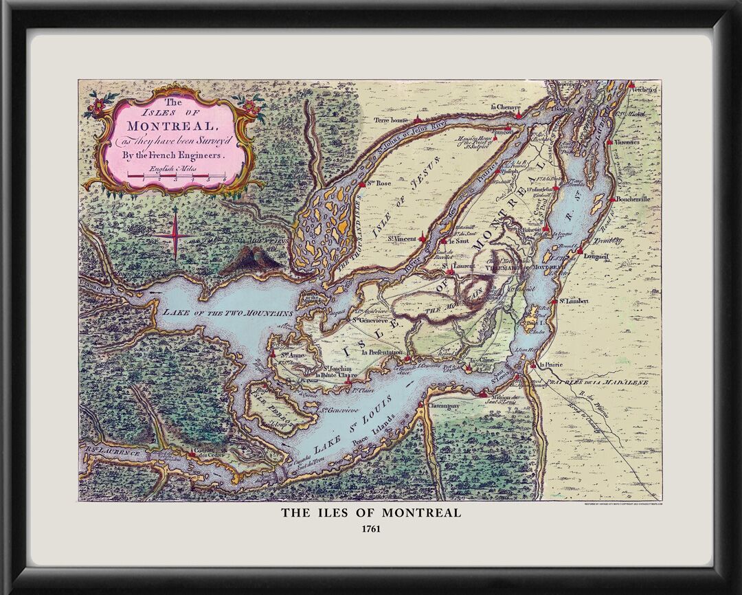 The Isles of Montreal 1761