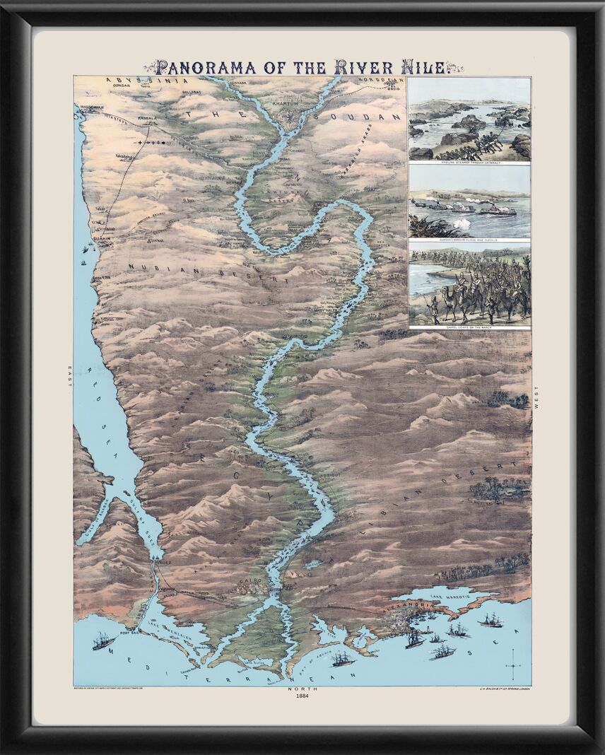 The Nile River 1884