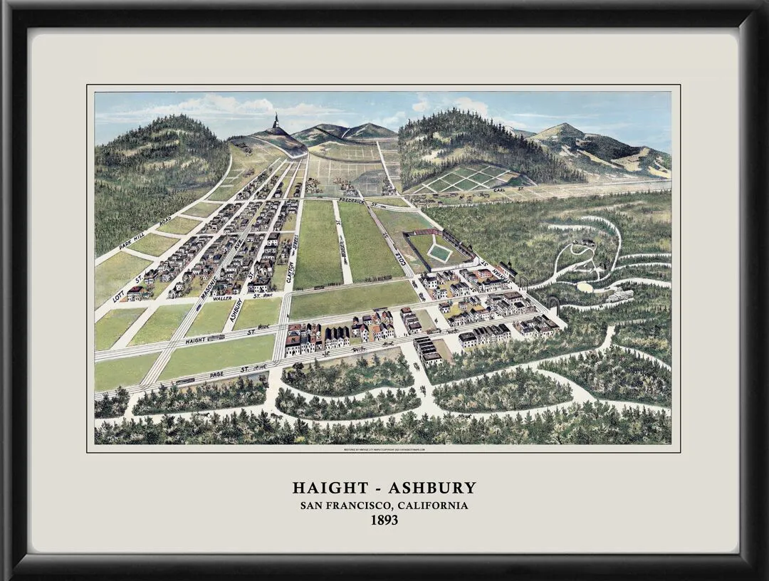 San Francisco CA - Haight Ashbury 1893