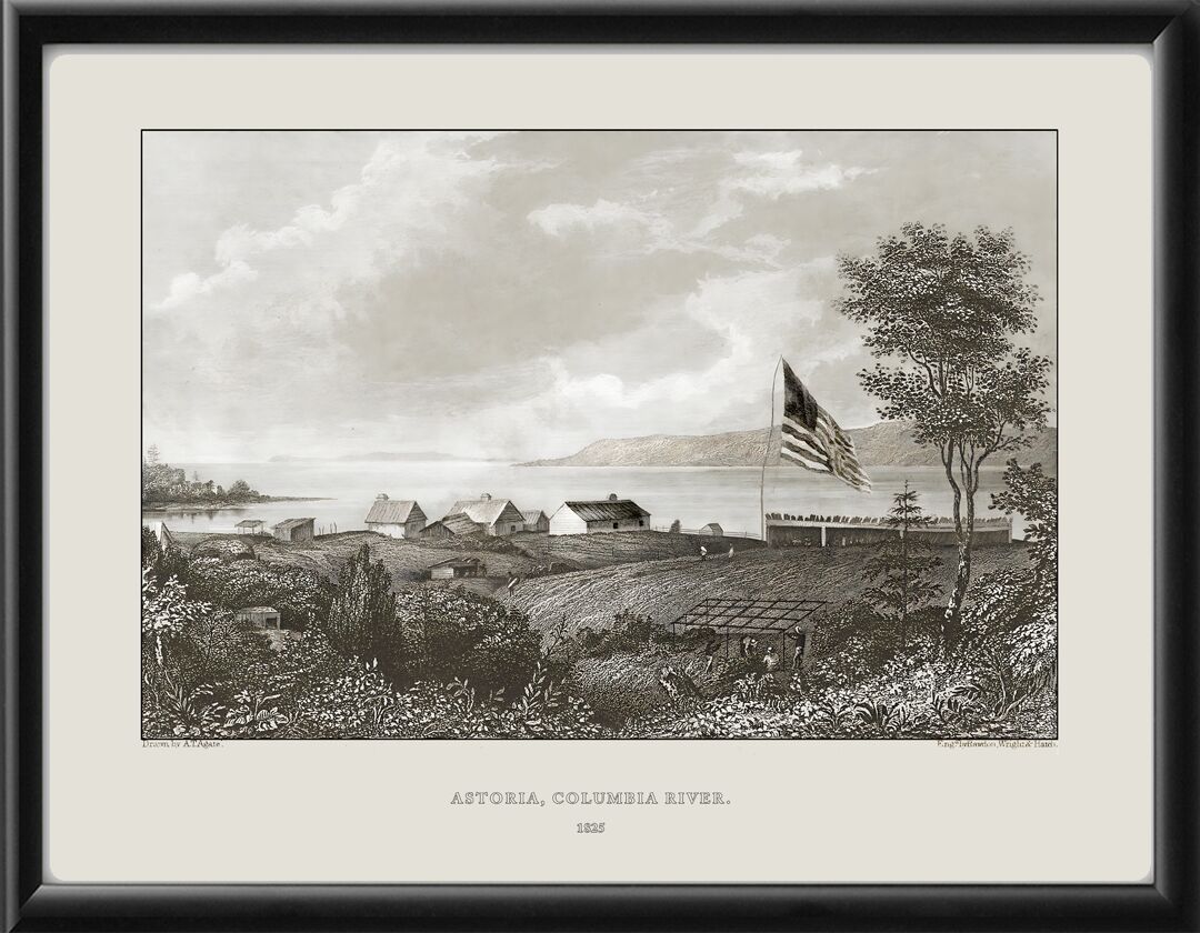Astoria OR 1845 Columbia River
