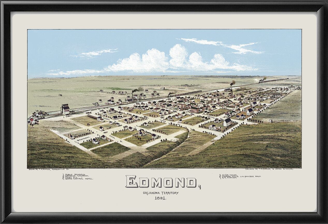 Edmond OK 1891 (Color)