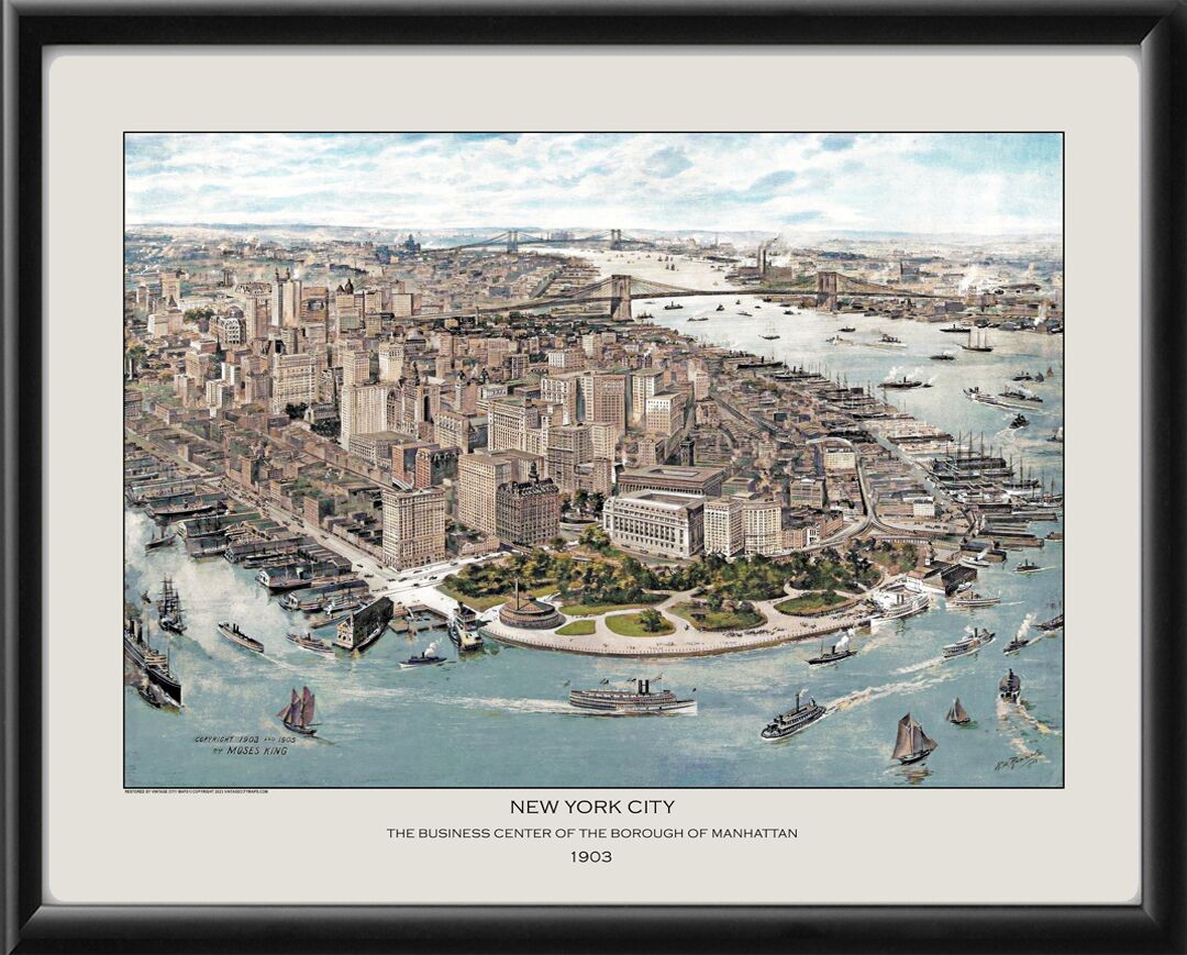 New York City NY 1903 (Color)