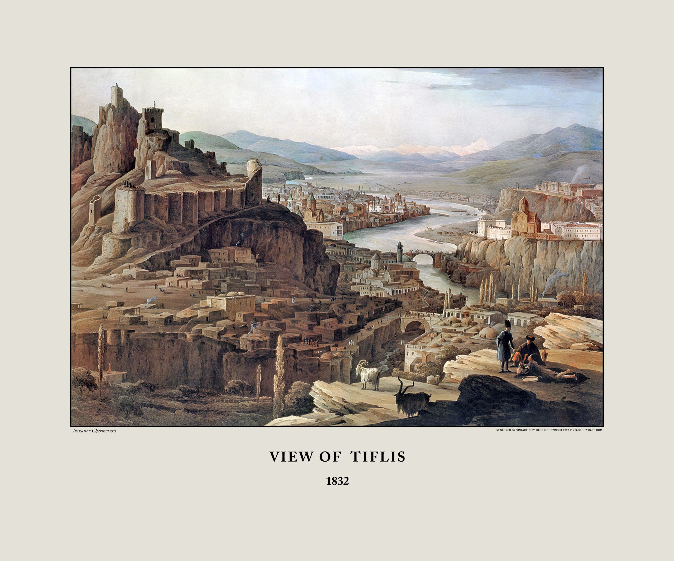 Tbilisi (Tiflis), Georgia 1832