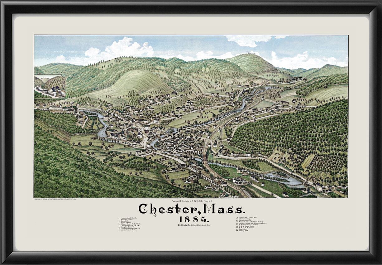 Chester MA 1885 (Color)