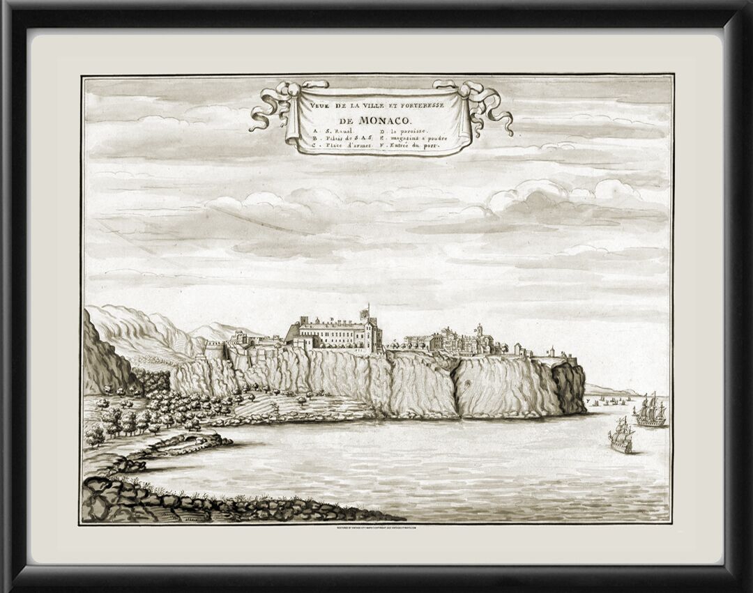 View of the City and Fortress of Monaco