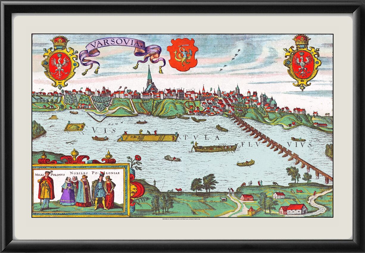 Warsaw Poland 1619 (Color)