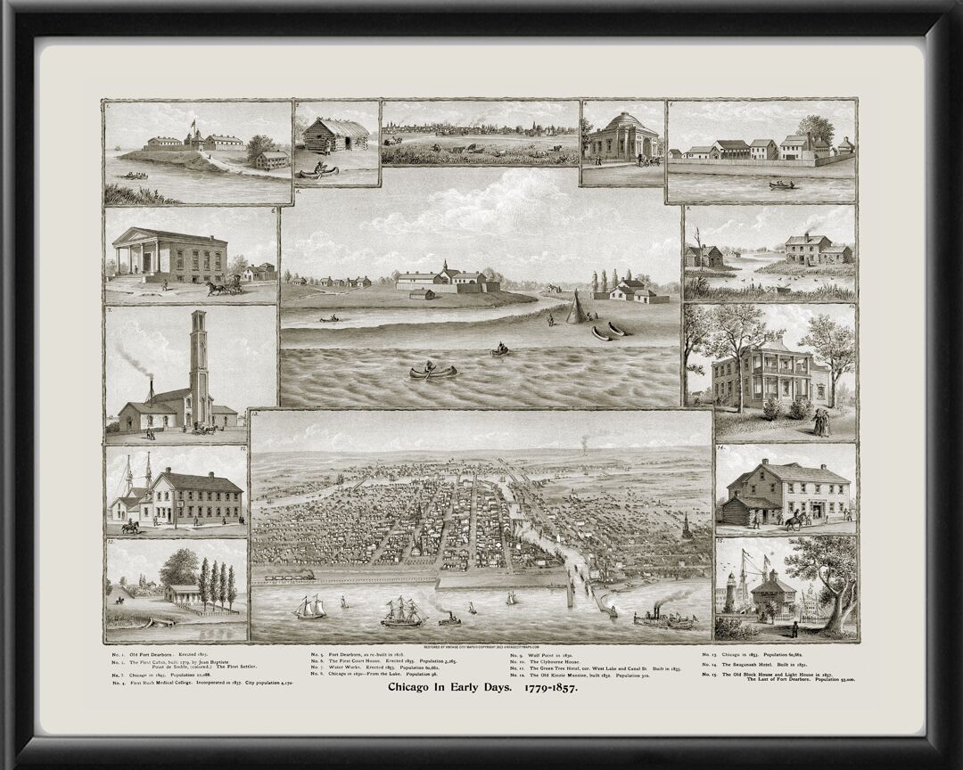 Chicago In The Early Days 1779-1857