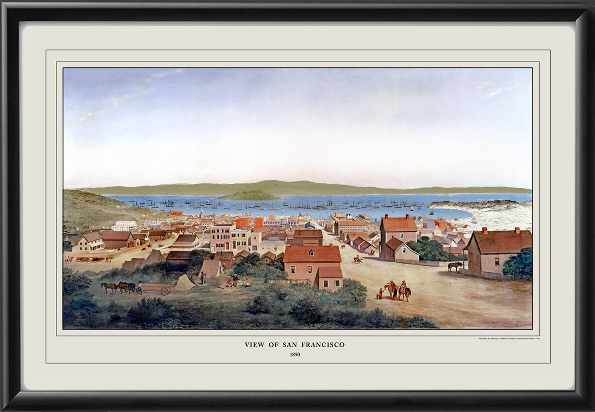 San Francisco CA 1850 - Burgess
