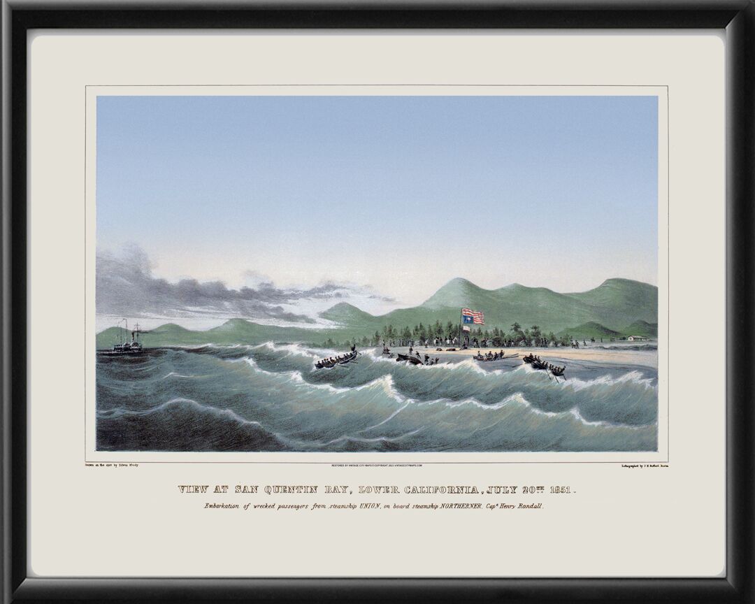 San Quentin Bay Mexico 1851