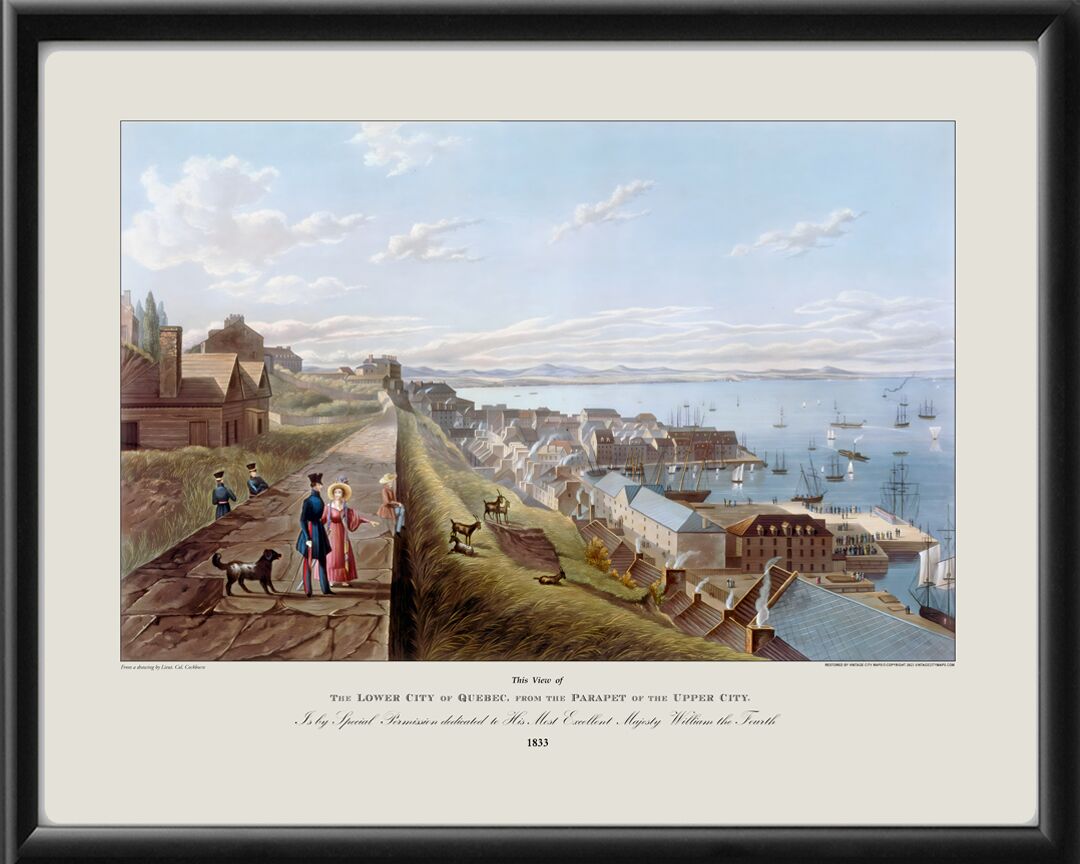 Quebec City Canada 1833