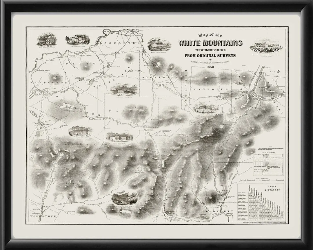 White Mountains NH 1858 Henry Boardman 24x30 TM