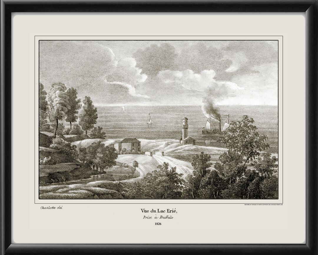 Lake Erie at Buffalo NY 1826
